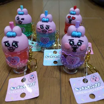 빤쮸토끼 컬러풀 소다 키링 전 5종