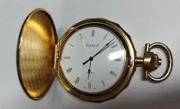 작동품 TISSOT 회중시계 골드