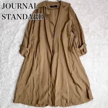 인기 JOURNAL STANDARD 린넨 혼방 트렌치코트 오버 사이즈