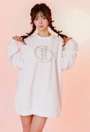 darich DD 비쥬 풀오버 화이트 WHT 택 포함 새상품 트레이닝복