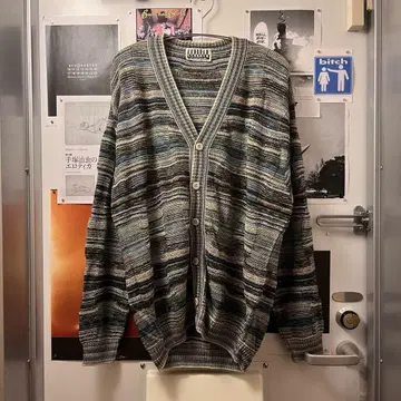 80's~90's/noise pattern cardigan