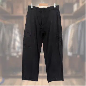 Dickies 카고 팬츠 W36 L32 블랙