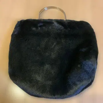 핸드백 블랙 퍼 백