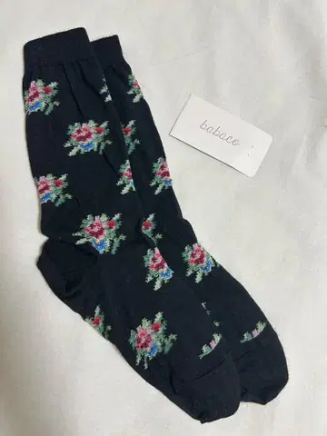 babaco rose black 양말 삭스