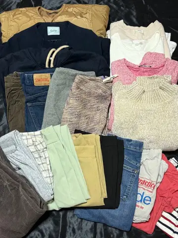 여성용 의류 사이즈 다양 묶음 판매 21점