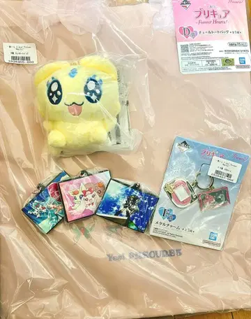 프리큐어 봉제 인형과 키링 세트