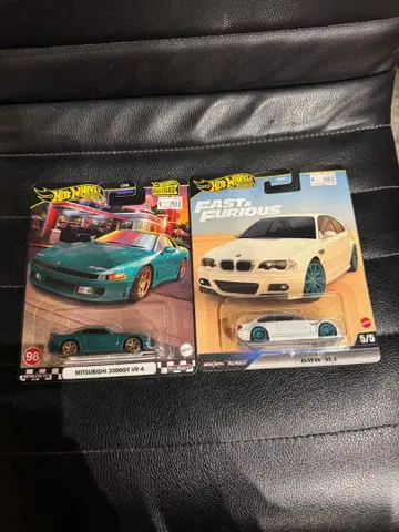 Hot Wheels 미니카 세트 3000GT & BMW M3