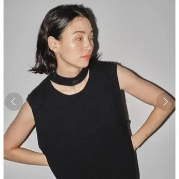 TODAYFUL Slit Neck Knitdress 36