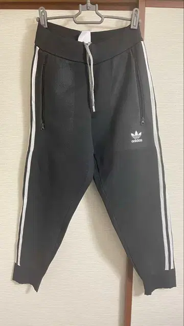 adidas 블랙 팬츠 S (메쉬 원단)