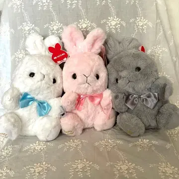 토끼 봉제 인형 3종 세트