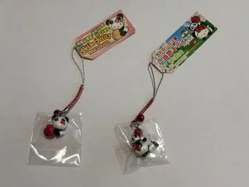 헬로키티 고토치 와카야마 한정판 매실 시라하마 팬더 스트랩 족쇄 2개