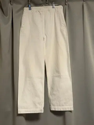 ORCIVAL 마린 팬츠 1 화이트 코튼 19S-TS-001
