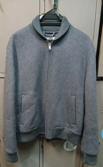 새상품 COS 울 봄버 자켓 M 사이즈 그레이