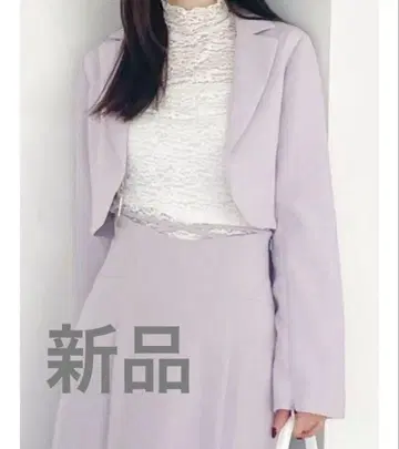 미사용 새상품 머큐리 듀오 2WAY 슬릿 슬리브 마이크로 기장 자켓