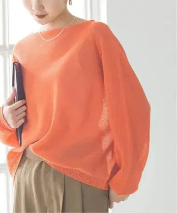 NOBLE 노블 페이퍼얀 천축 풀오버