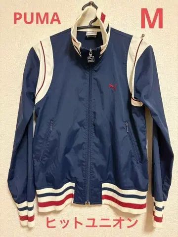 PUMA 트리콜로르 저지 네이비 여성용 M 일본제