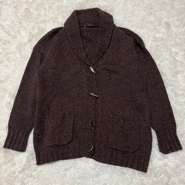 레어 80s Eddie Bauer 니트 가디건 [ L ] 울 100%