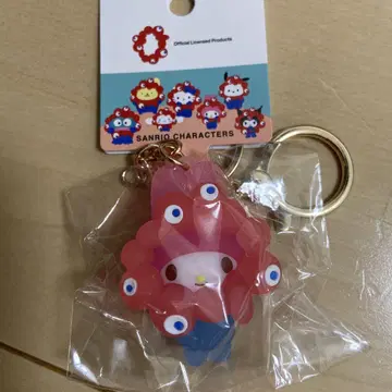 먀쿠먀쿠 산리오 콜라보 클리어 키링 마이멜로디