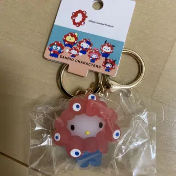 산리오 미야쿠미야쿠 콜라보 클리어 키링 키티