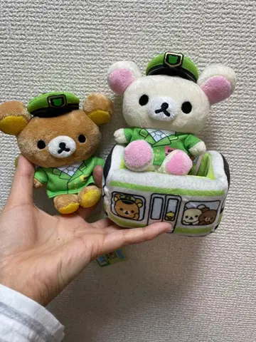 리락쿠마 고유루리 야마노테선 산포 코리락쿠마 기차 세트 봉제 인형