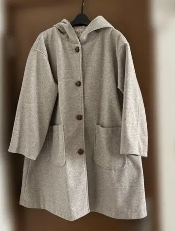사만사 모스모스 후드 부착 코트