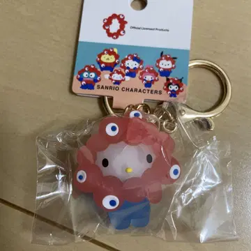산리오 미야쿠미야쿠 클리어 키링 헬로키티