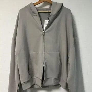 ZARA 그레이 집업 후드티 L-XL