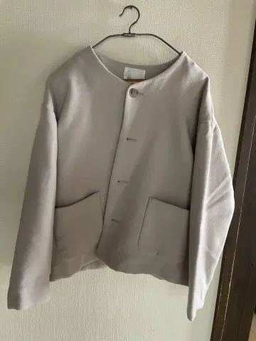 HEAVENLY 노카라 자켓 라이트 베이지