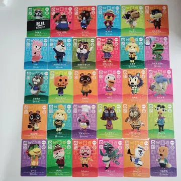 모동숲 amiibo 카드 30장