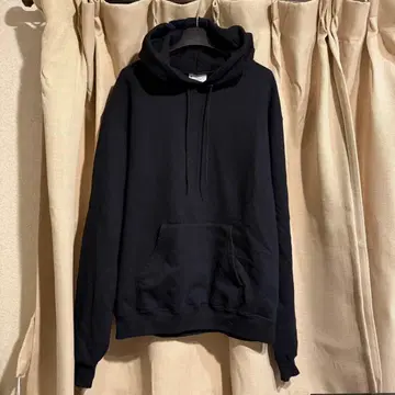 Champion 블랙 후드티 M 사이즈