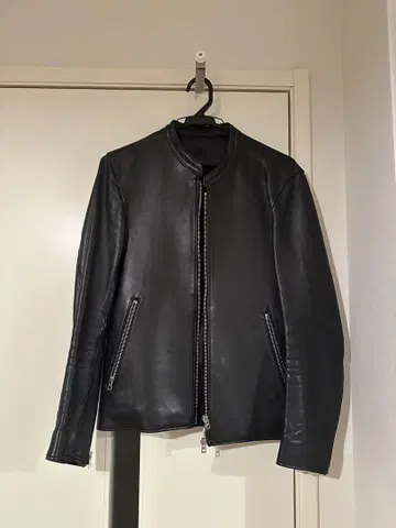 새상품급 LIDNM 가죽 라이더 자켓 양가죽 S 사이즈