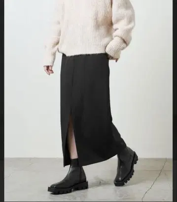 MARW UNITED ARROWS I라인 롱 스커트