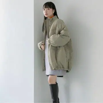LOWRYS FARM / 카키 다운 자켓