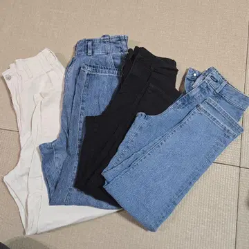 글로벌 워크 팬츠 4장 세트