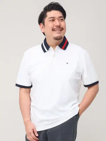 Tommy Hilfiger 화이트 피케 셔츠