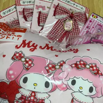 [ 미개봉 새상품 ] 마이멜로디 복권 라스트 원 쿠션 경품 세트