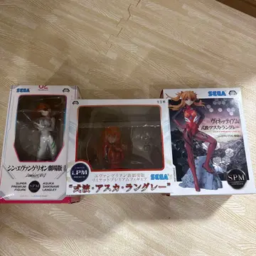 에반게리온 아스카 랑그레이 SPM 미개봉 3체 세트