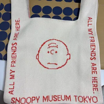 스누피 뮤지엄 한정판 에코 토트백 찰리 브라운