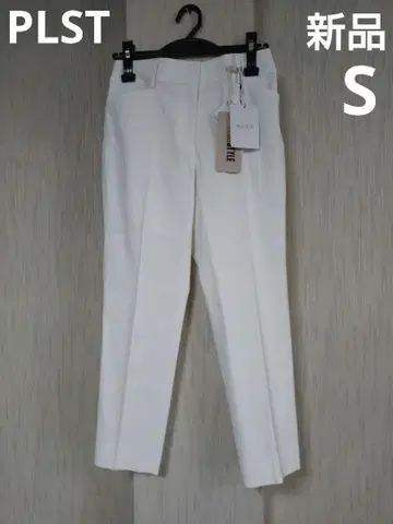 새상품 플라스테 PLST PS 린넨 블렌드 스틱 팬츠