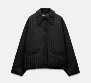 ZARA 하트 버튼 퍼프 자켓