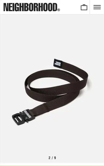 NEIGHBORHOOD TACTICAL BELT 25AW 브라운