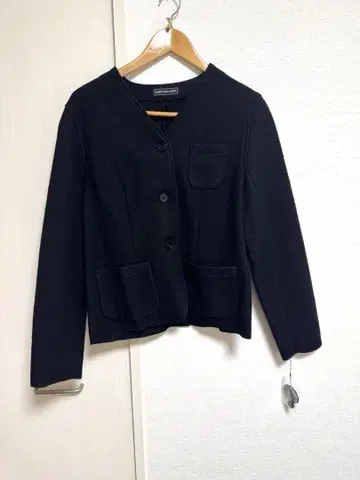 [ 미사용 새상품 ] kubosanmade 겨울 V 칼라 자켓 BLACK