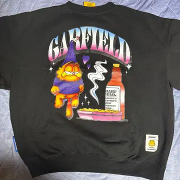 SQNZ 가필드 콜라보 맨투맨 트레이닝복 L 사이즈