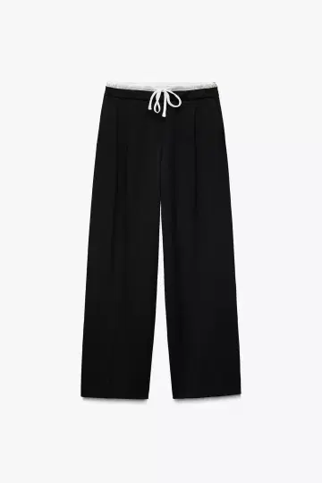 ZARA 와이드 레그 팬츠
