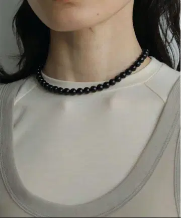 anuke 미니 블랙볼 네크리스 미사용 새상품