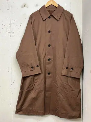 UNIQLO +J 질 샌더 오버 사이즈 스텐카라 코트 S 브라운