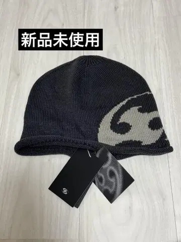 새상품 sansan gear 산산기어 비니 니트 모자 차콜