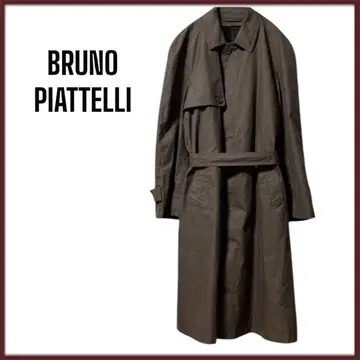 BRUNO PIATTELLI 2WAY 트렌치코트 성명 기재 있음 울 혼방