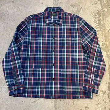 새상품 J.Crew 캔버스 초아 자켓 코트 빌리 체크 L