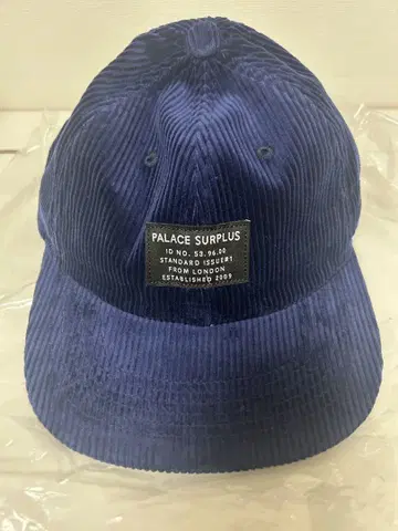 PALACE 새상품 네이비 코듀로이 캡